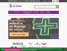 Tablet Screenshot of farmaciayecla.com